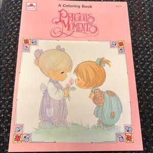 Vintage precious moments coloring book 1990